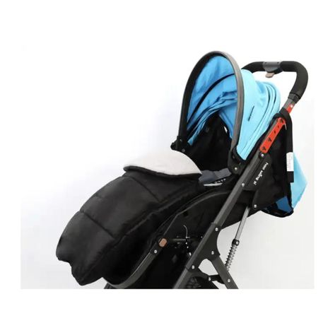 Saco De Dormir Impermeable Para Coche Bebe Azul-3