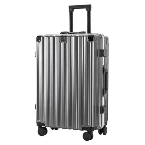 Maleta Tapa Dura. Talla M. 40x65x25 cm. Color Gris.-0