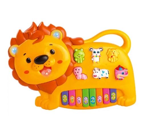 Teclado Infantil Musical Piano Interactivo Leon 30x21 cm-0