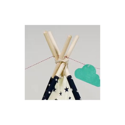 Carpa Tipi Niños Infantil 160cm Estrellas Juguete Decoracion-9