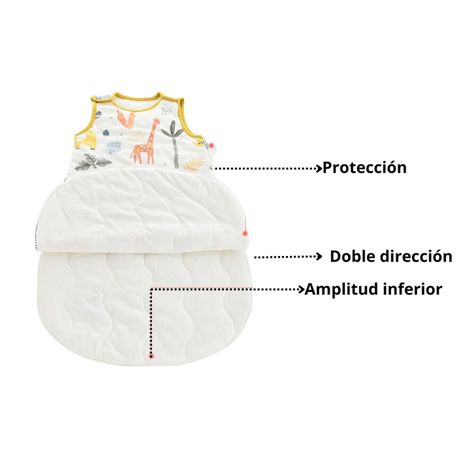 Saquito De Dormir Bebe Saco De Dormir Rino Tog 1,5-2