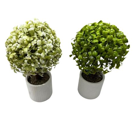 Plantas Artificiales Mini Bonsai Arbol Decoracion 6 unidades-1