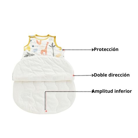 Saquito De Dormir Bebe Saco De Dormir Gatito Tog 1,5-2