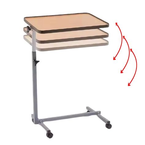 Mesa Plegable Enfermo Cama Deluxe Firme Altura Ajustable PC-3