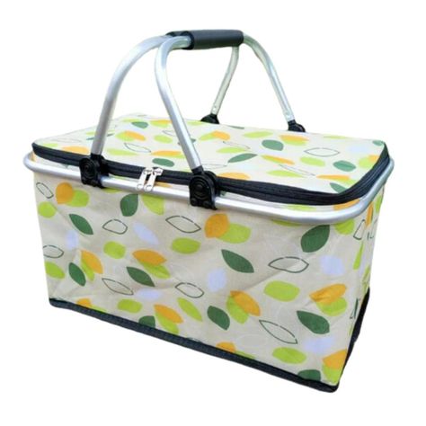 Bolso Termico Plegable Cooler Canasta Picnic Semillas-0