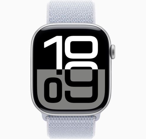 Apple Watch Series 10 Gps 46mm Aluminum Case Sport Loop Plata-0
