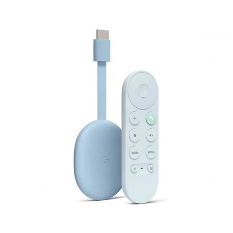 Google Chromecast 4 Con Google Tv 4k - Azul-0