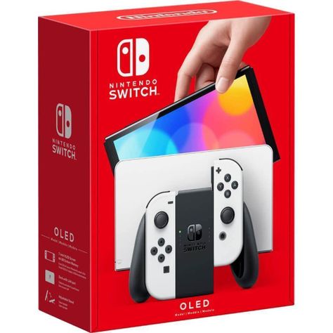Nintendo Switch Oled 64GB Blanco / Negro-1