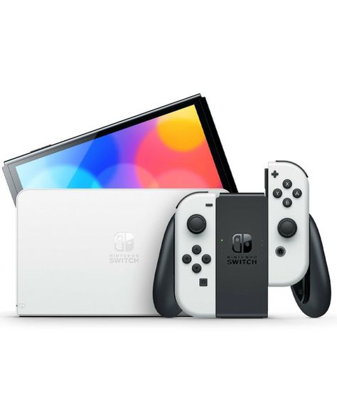 Nintendo Switch Oled 64GB Blanco / Negro-0