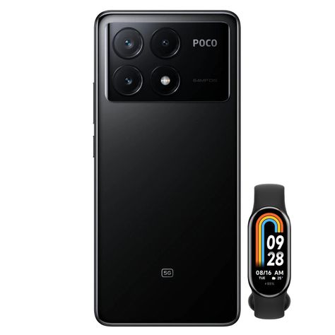 Xiaomi Poco X6 Pro 512gb 12gb Ram 5G - Negro + Smart Band 8 -0