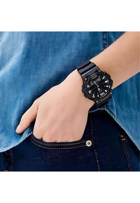 Reloj Hdc-700-1av Hombre Analogo Digital Resina-2