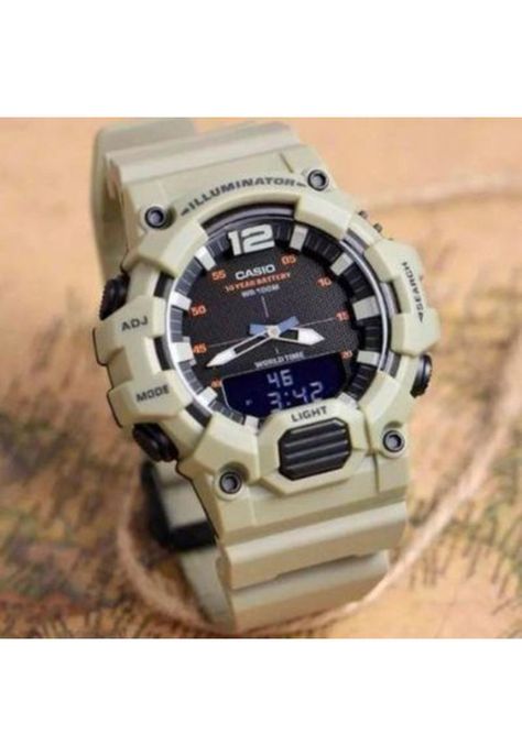 Reloj Hdc-700-3a3v Hombre Analogo Digital Resina-2