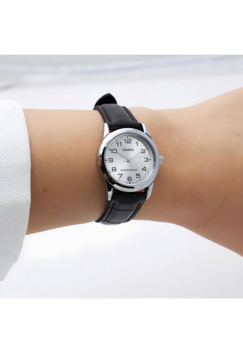 Reloj Ltp-V001l-7b Mujer Analogo Cuero-1