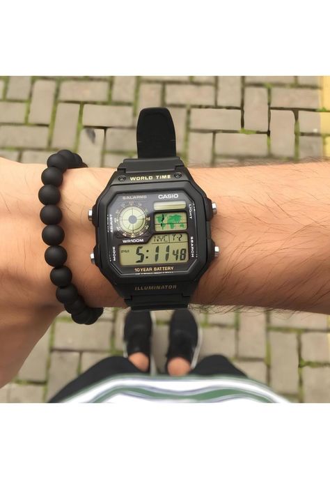 Reloj Ae-1200wh-1bv Hombre Digital Resina-2