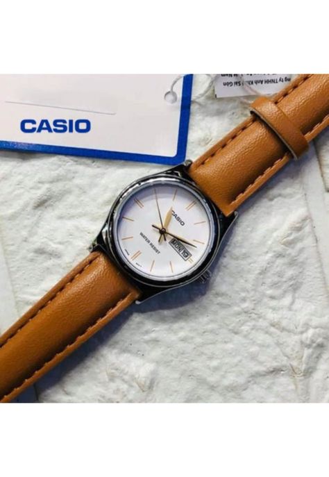 Reloj Ltp-V006l-7b2 Mujer Analogo Cuero-2