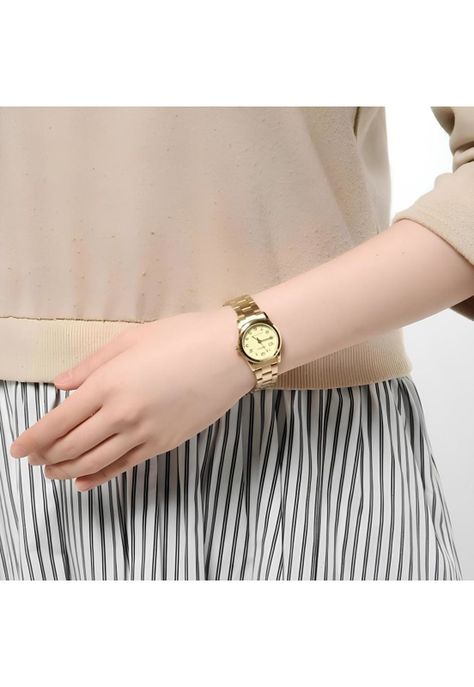 Reloj Ltp-V001g-9b Mujer Analogo Metal-2