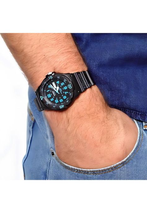 Reloj Mrw-200h-2bv Hombre Analogo Resina-2