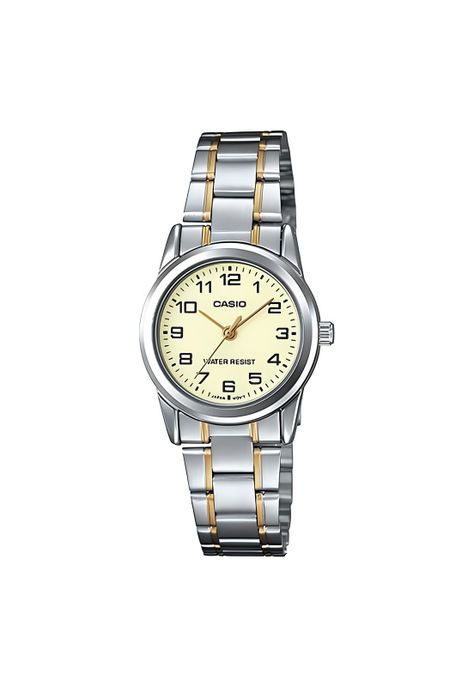 Reloj Ltp-V001sg-9b Mujer Analogo Metal -0