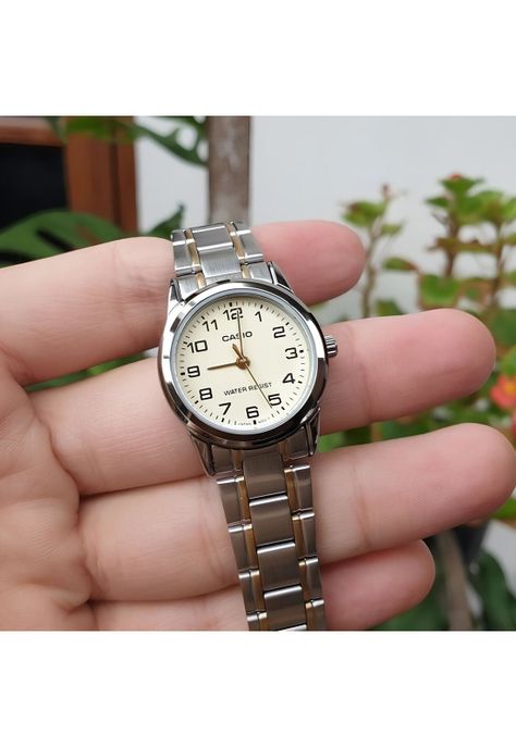 Reloj Ltp-V001sg-9b Mujer Analogo Metal -2