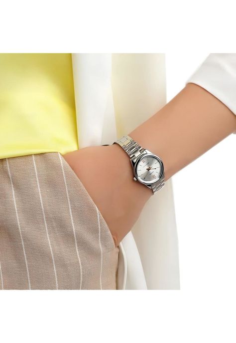 Reloj Ltp-V005d-7b2 Mujer Analogo Metal-5