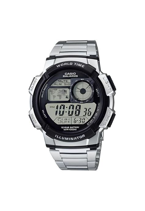 Reloj Ae-1000wd-1av Hombre Digital Metal-0