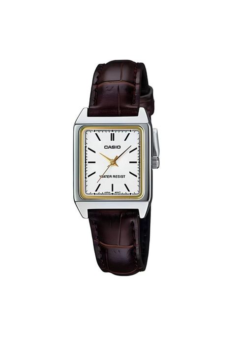 Reloj Ltp-V007l-7e2 Mujer Analogo Cuero C-0