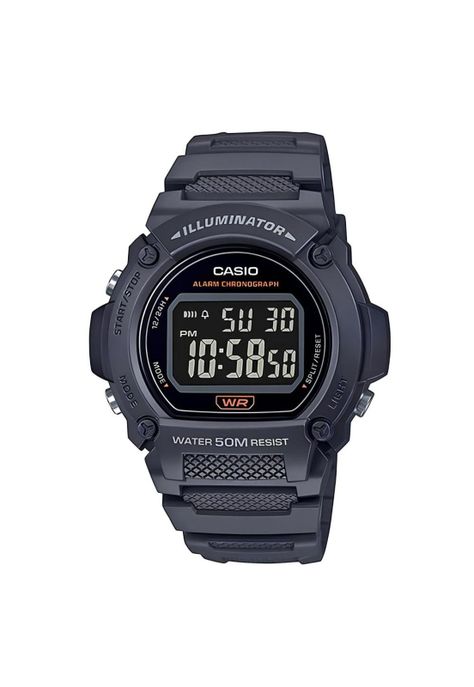 Reloj W-219h-8bv Hombre Digital Resina-0