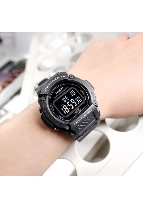 Reloj W-219h-8bv Hombre Digital Resina-2