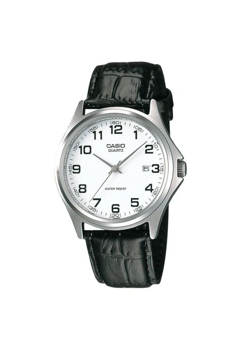 Reloj Mtp-1183e-7b Hombre Analogo Cuero-0
