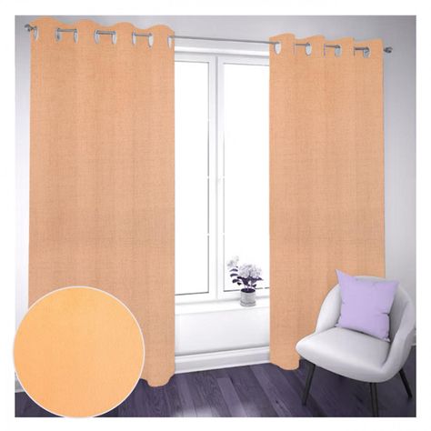 Cortina Black Out 2 Paños Decorativa Café Terciopelo N°41 (140X230)-0