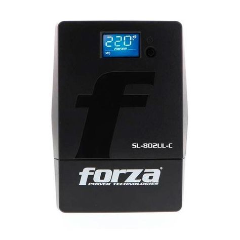 Ups Interactiva Forza Sl-802ul-c 800va/450w 220v - 3 Salidas-0