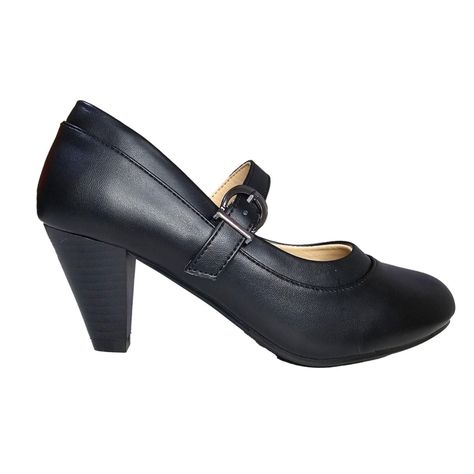 Zapato de Mujer con Hebilla y Tacón 7602 Elegante de Cueca-0