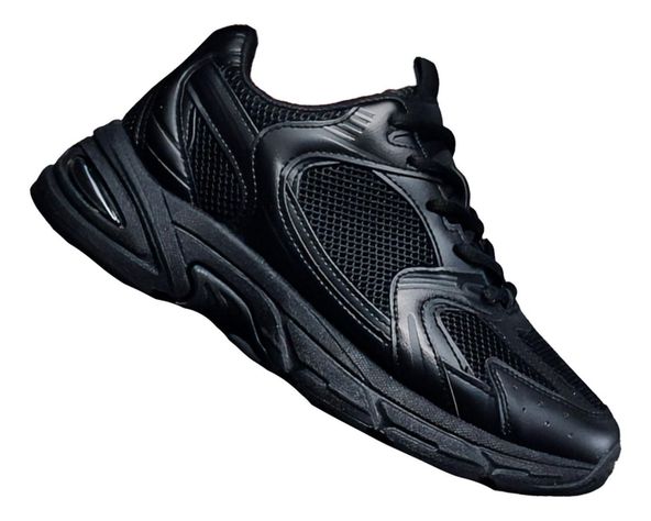 Zapatillas Hombre Moda Chunky Deportivas Negro 7649-1