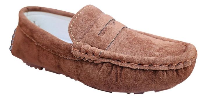 Zapato Mocasin Para Niños Suela Plana Casual Liviano 7707-1