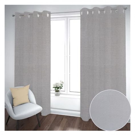 Cortina Black Out 2 Paños Decorativa Beige Textura N°7(140X230)-0