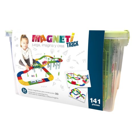 Juguete Magnético 141 piezas Magneti Track-5