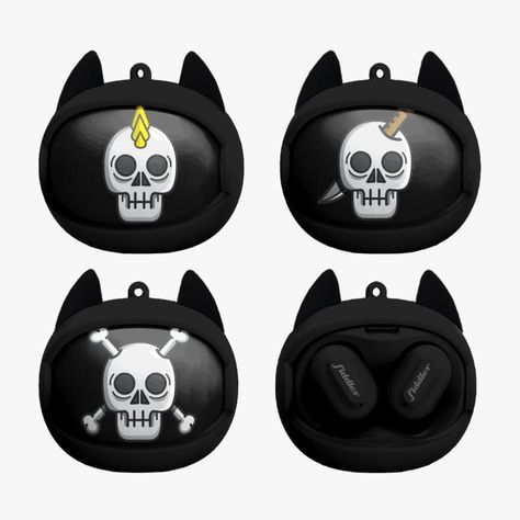 Audífono Bluetooth Skull Rolling Face-4