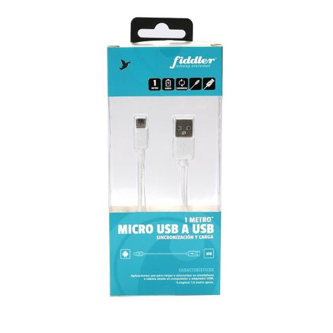 Cable De Carga Y Datos MicroUSB a USB Fiddler-1