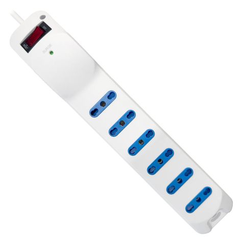 Alargador 3 mts 6 Posiciones con Protección sobre voltaje-1