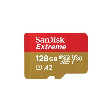 Tarjeta SanDisk Extreme microSD UHS-I con Adaptador 128-0