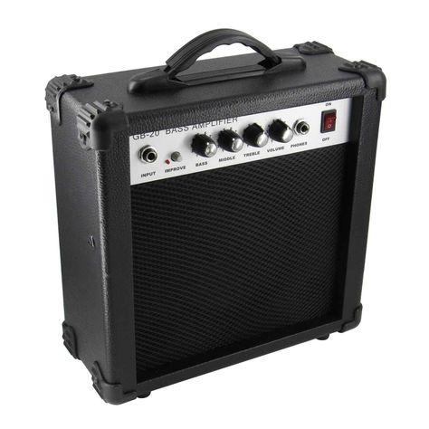 Bajo Eléctrico Fiddler Sunburst + Amplificador 20W-4