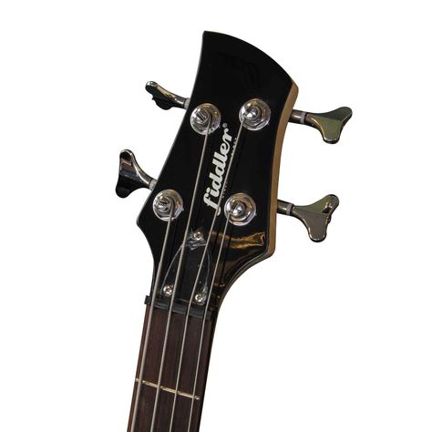 Bajo Eléctrico Fiddler Negro + Amplificador 20W-2