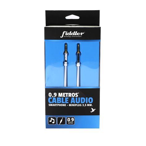 Cable De Audio Miniplug Profesional Fiddler 0,9 Metros-1