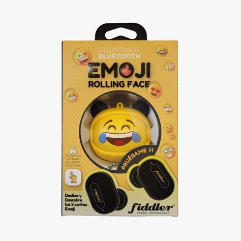 Audífono Bluetooth Rolling Face Emoji-6