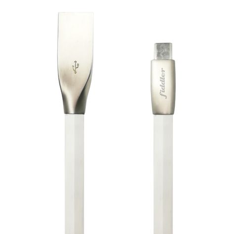Cable Micro Usb A Usb 2.0a Fiddler Blanco-1