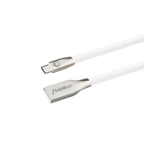 Cable Micro Usb A Usb 2.0a Fiddler Blanco-0
