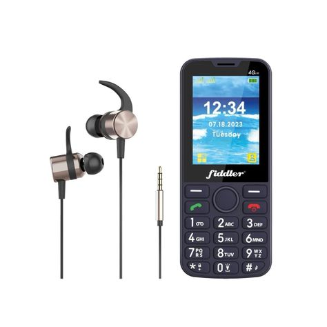 Combo Teléfono Senior + Audífonos con Micrófono-1