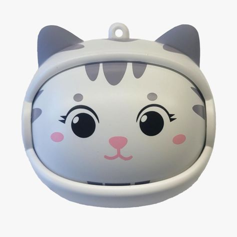 Audífono Bluetooth Cat Kawaii Rolling Face-1