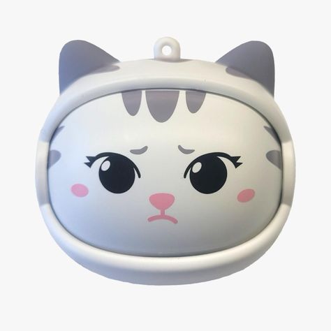Audífono Bluetooth Cat Kawaii Rolling Face-2
