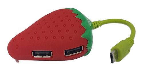 Hub Njoytech OTG Frutilla USB-0